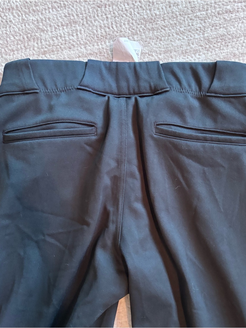 Under Armour Softball Cropped Black Athletic Pants with Silver Logo - Picture 8 of 9